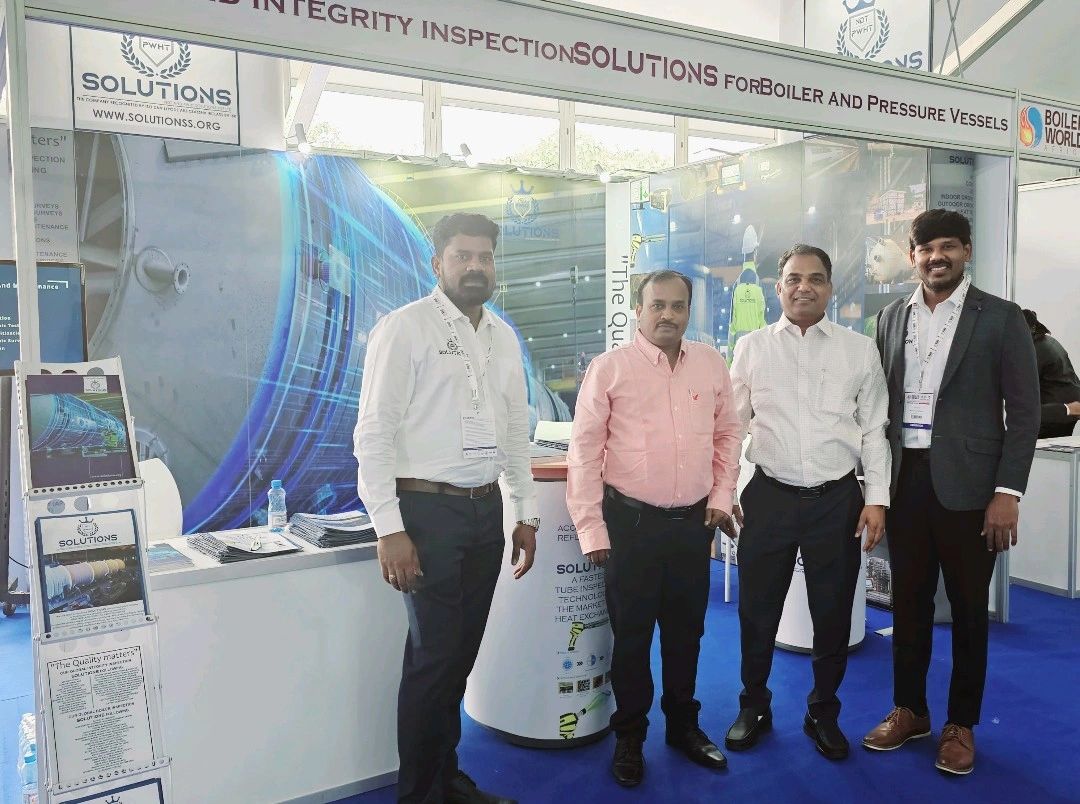 Extending heartfelt gratitude to Mr.Jayakandan – Managing Director of Vibrant NDT Services for gracing our stall with your presence at Boiler World Africa!
